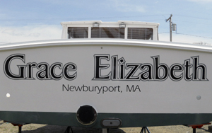 boat lettering